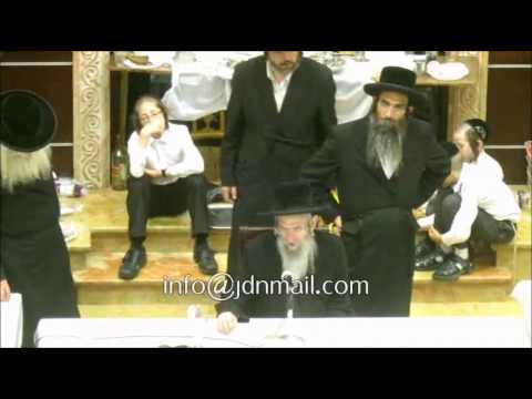 Slonim Rebbe Commemorating Yahrtzeit Of The Birkas Avrohom - Sivan 5774