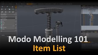 Modo Modelling:  Item List