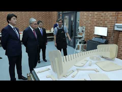 President of Kazakhstan at Yessenov University