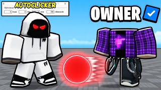 AUTOCLICKER Vs OWNER In Blade Ball