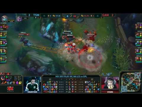 TSM vs GAM Highlights Game 5 MSI 2017 Play In Round 2 Team Solo Mid vs Gigabyte Marines