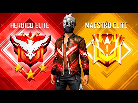 ASI LLEGUE a "MAESTRO ELITE" 😰🔥 BR-Clasificatoria Free Fire