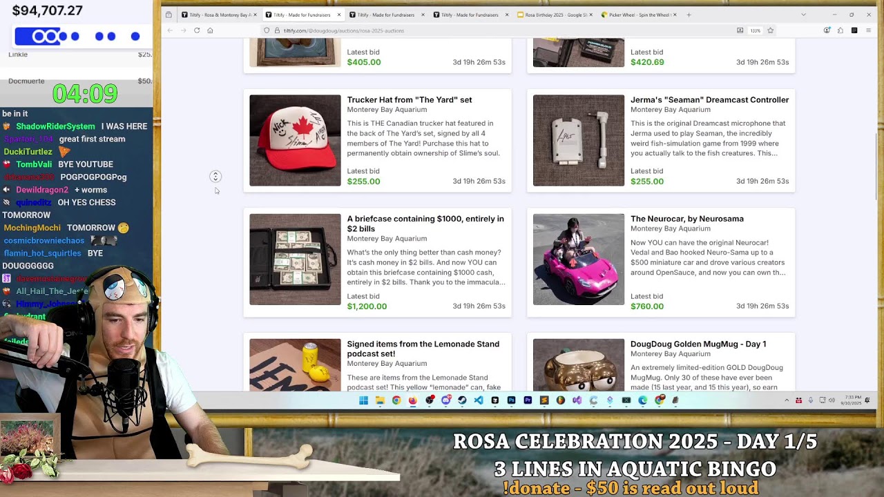 ROSA CELEBRATION 2025!! (DAY 1) - !DONATE HERE https://tilt.fyi/GZx0aKREt5