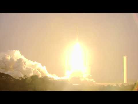 Décollage du Vol Ariane 242 depuis le Centre spatial guyanais.