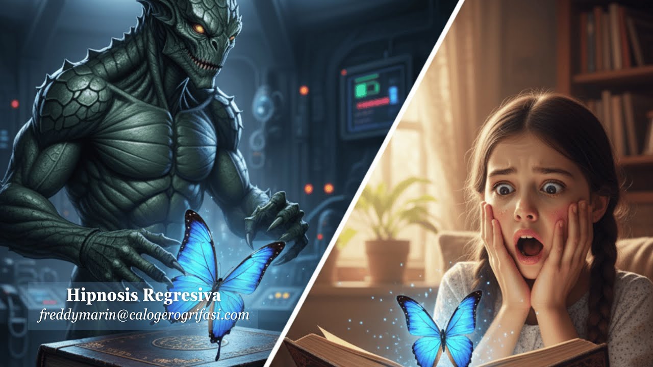 1029-ES, Vanessa, implante reptiliano trauma - Freddy Marin Hipnosis Regresiva