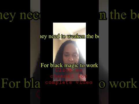 5 signs someone is doing witchcraft on you!