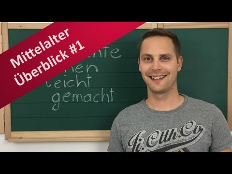Mittelalter Überblick -  Lehenswesen, Investiturstreit, Kreuzzüge, Pest und Krisen