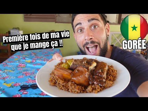STRANGER EATS SENEGAL'S NATIONAL DISH ON GORÉE ISLAND 🇸🇳 (DAKAR).