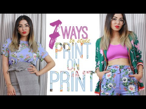 How to Style: Print on Print - 7 Looks  [*How to mix prints*]