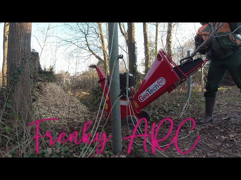 Geo Tech Häcksler PCS70BS Schredder kleine Bäume