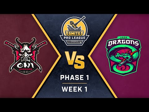 SMITE Pro League Phase 1 Week 1 Oni Warriors vs Jade Dragons