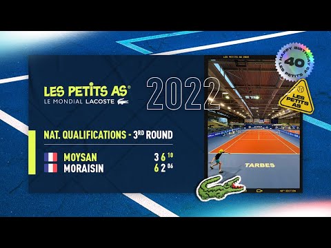 Les Petits As 2022 | Boys National Qualifying | Raphael Moysan vs. Valentin Moraisin