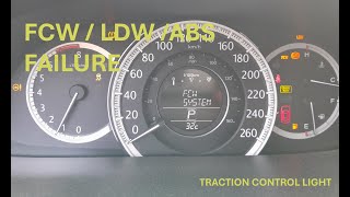 Honda Accord 2008-2017 ABS FCW LDW Malfunction and **FIX**