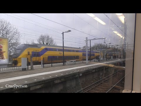 Metrorit Langs Treinen in Den Haag, 2019