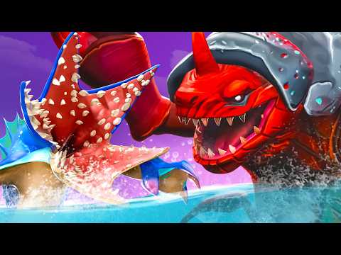 New Titan Abyssaurus vs Leviathan! - Hungry Shark Evolution