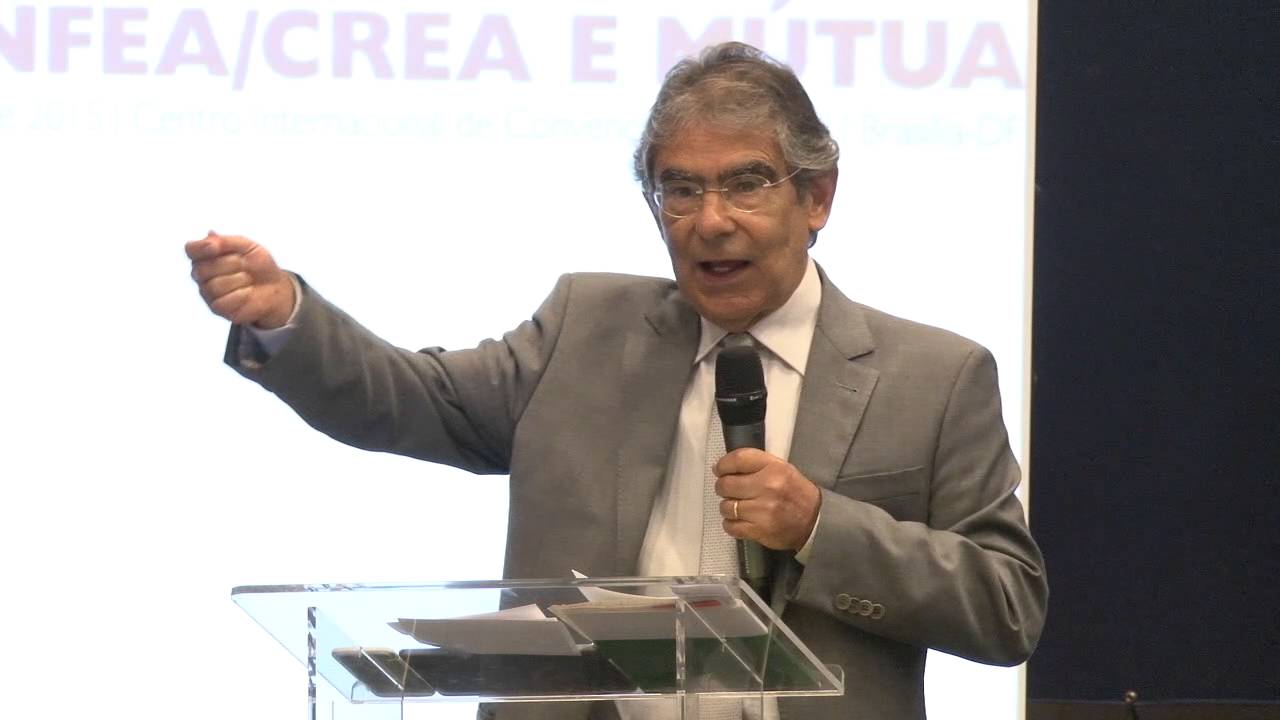 Palestra do ex-Ministro do STF Ayres Britto, durante evento do Confea/Crea