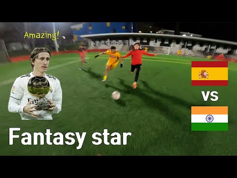 I Played Modric playing against the Spain league team! India players vs Spain team who will win?