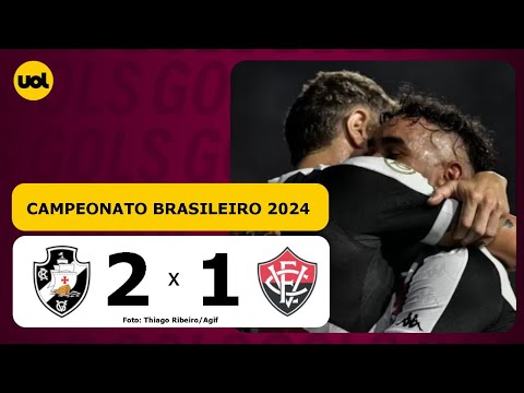 GOLS VASCO 2 X 1 VITÓRIA - CAMPEONATO BRASILEIRO 2024; ASSISTA