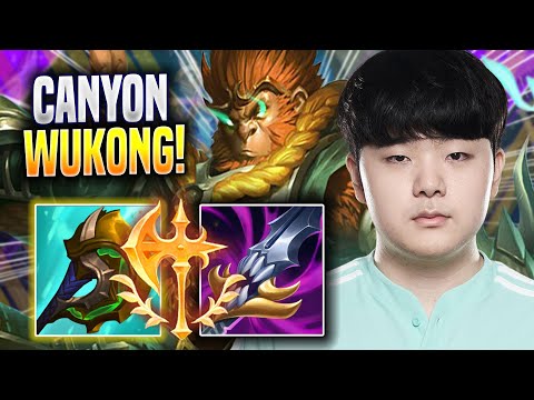 CANYON IS A GOD WITH WUKONG! - DK Canyon Plays Wukong JUNGLE vs Karthus! | Season 2022