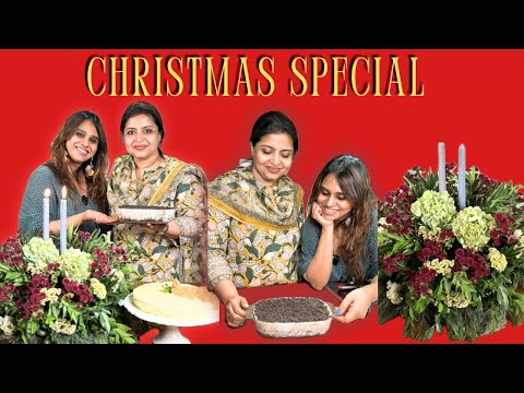 Christmas special | Baking and flower arrangement | Kitchentales by Neethu
