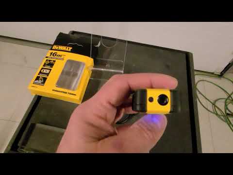DeWalt kišeninis lazerinis atstumų matuoklis DW055PL video