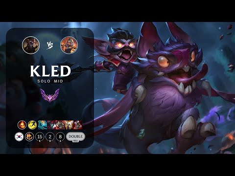 Kled Mid vs Qiyana - KR Master Patch 13.20