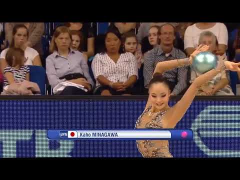 Kaho Minagawa ball music and performance 2015 World Championships AA