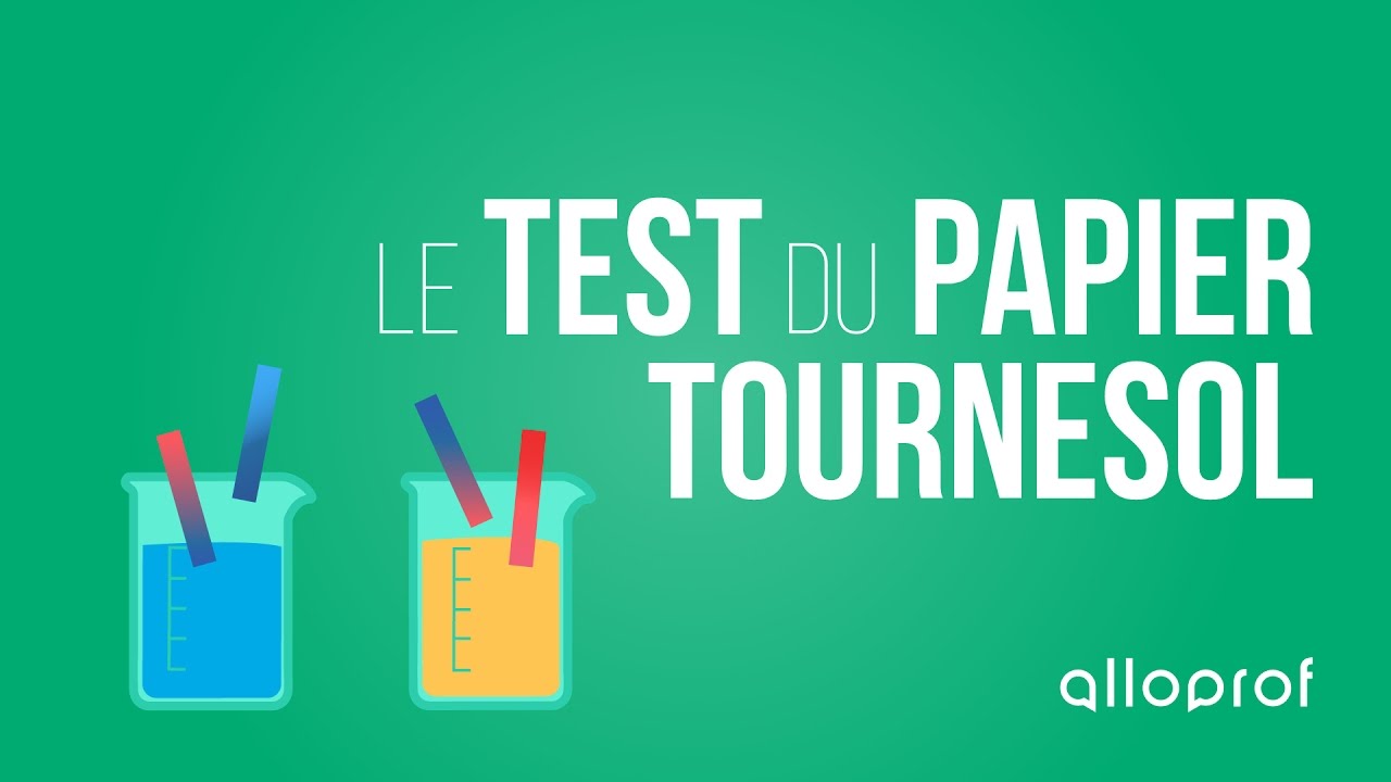 Le test du papier tournesol