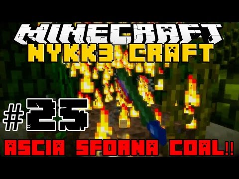NYKK3CRAFT MOD MINECRAFT ITA #25 - ASCIA POTENZIATA CARBONE FACILE!!