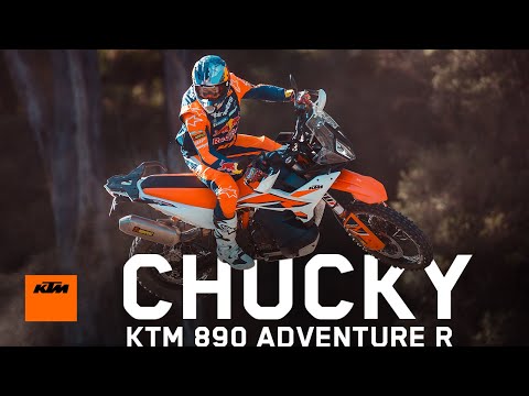 Chucky Sanders Rips the KTM 890 ADVENTURE R on His Backyard Motocross Track! | KTM