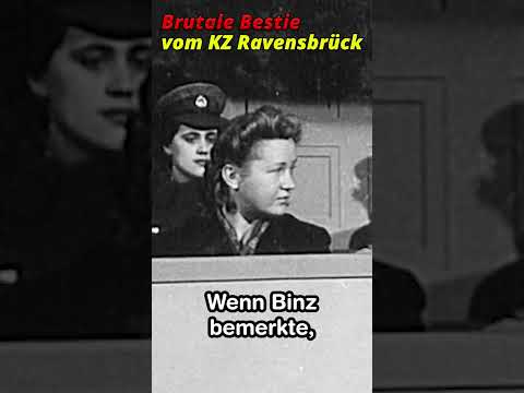 Dorothea Binz, die "Schöne Bestie" vom KZ Ravensbrück  #shorts #ww2 #history #truecrime