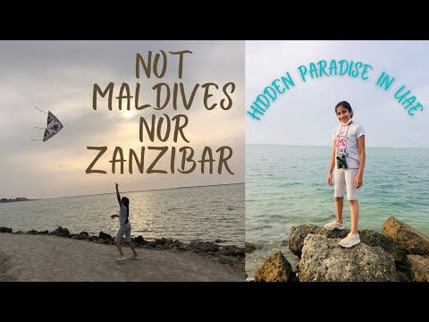 HIDDEN PARADISE IN UAE || AN ISLAND IN UAQ || BEST BEACH IN UAE || PICNIC & BBQ SPOT