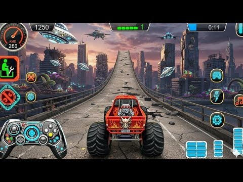 Monster Truck Mega Ramp Stunt Game: Best Car Stunt Game for Android 2026