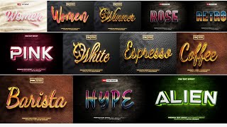 2023 3D Text Effect Ultimate Bundle Photoshop Tutorial Part 7
