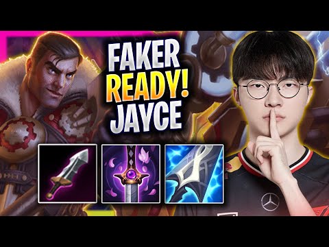 FAKER IS READY TO PLAY JAYCE! - T1 Faker Plays Jayce MID vs Zoe! | Season 2025