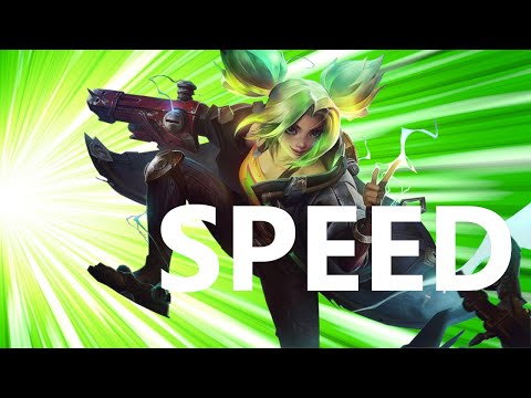 Zeri is speed (Zeri's ult scales movement speed infinitely)