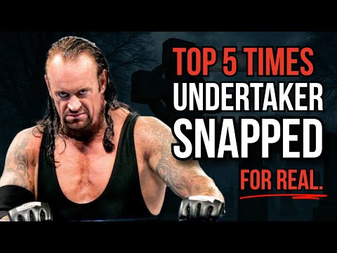 Als der Undertaker die Kontrolle verlor – 5 echte Momente, die die WWE nicht unter Kontrolle brin...