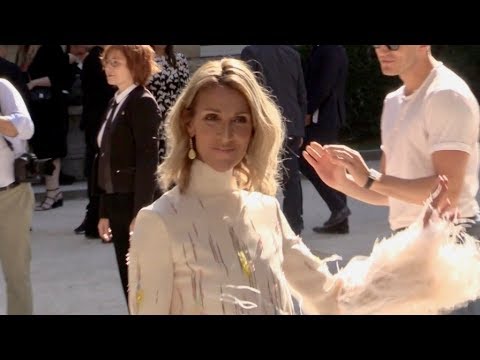 Celine Dion attending 2019 Valentino Haute Couture show in Paris