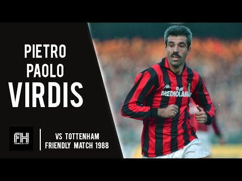 Pietro Paolo Virdis ● Goal and Skills ● AC Milan 2-1 Tottenham ● Makita Tournament 1988