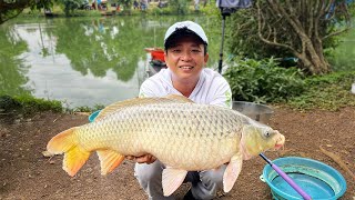 TRY HOOK THE LAND TO FISH FOR CARP IN LONG KHANH - DONG NAI