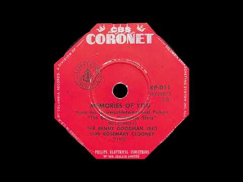 [RAW] 1955 The Benny Goodman Trio - Memories Of You (Vocal by Rosemary Clooney)