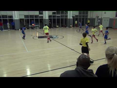 AJ's first futsal goal of the season