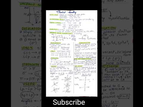 Chemical Bonding Ionic Bond And Covalent Bond Class 11 Best Notes for exam #shorts