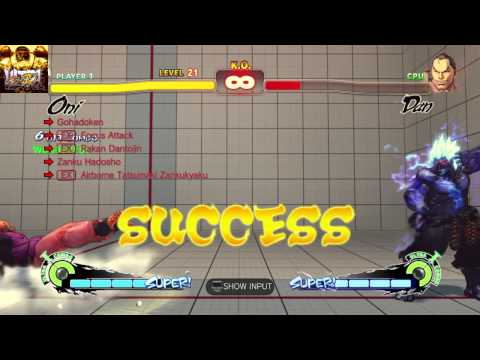 ULTRA STREET FIGHTER IV Oni trial 21