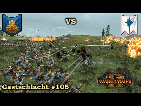 Technikus Sniper - Live Gastschlacht #105 - Hochelfen vs Zwerge - Total War: Warhammer 2 deutsch