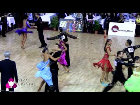 Radim Vyslouzil - Katarzyna Niedobova, Czech national latin championship 2013, 1. round - samba