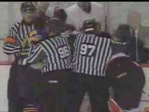 Sabres - Senators Goalie Fight 2-22-2007