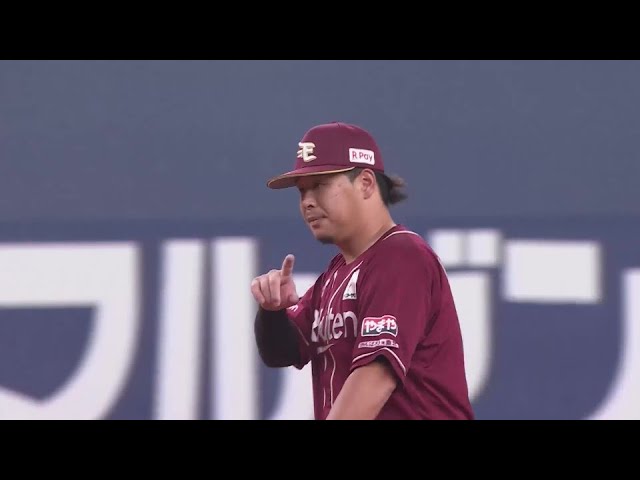 【4回裏】ファインプレー!! イーグルス・浅村栄斗 三遊間への打球を軽快に捌く!!  2024年8月14日 オリックス・バファローズ 対 東北楽天ゴールデンイーグルス