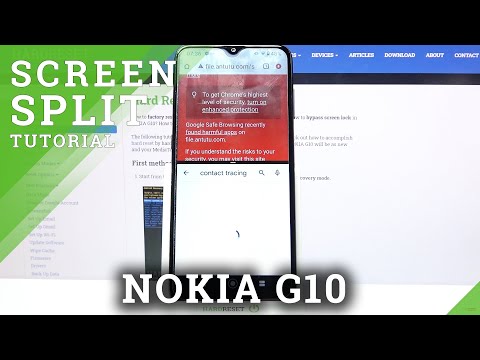 How to Enter Split Screen in NOKIA G10 - Open Split Screen