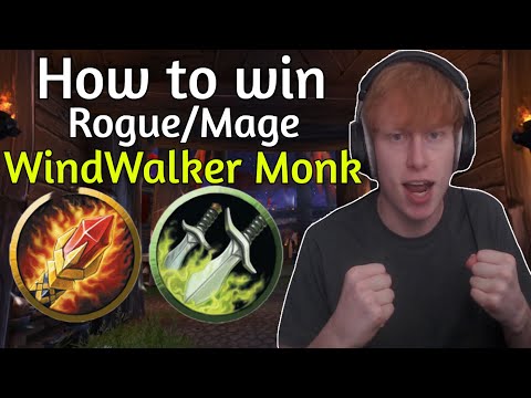 How to Win against Rogue/Mage 2500+ 2v2 Arena Windwalker Monk - Shadowlands PvP 9.1